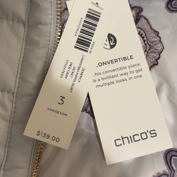 Chico's convertible vest - Picture 2 of 8